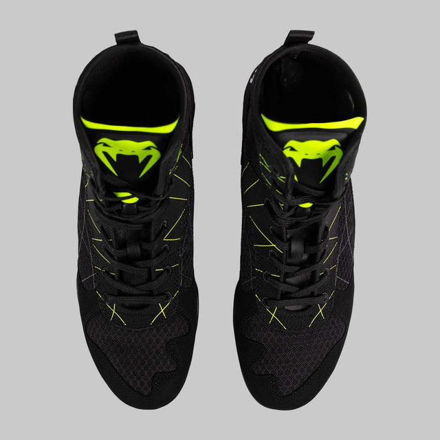Venum Training Camp 4.0 Boxing Shoes Black/Neo Green