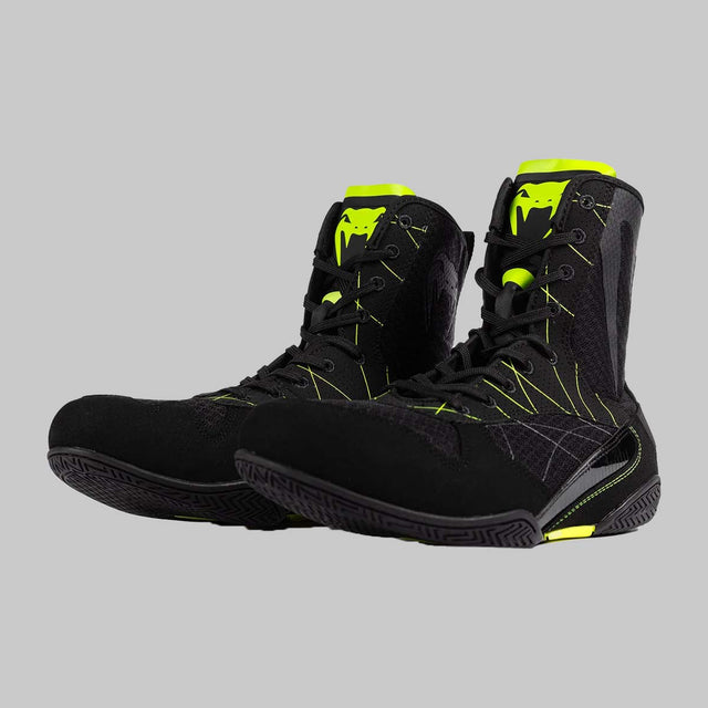 Venum Training Camp 4.0 Boxing Shoes Black/Neo Green