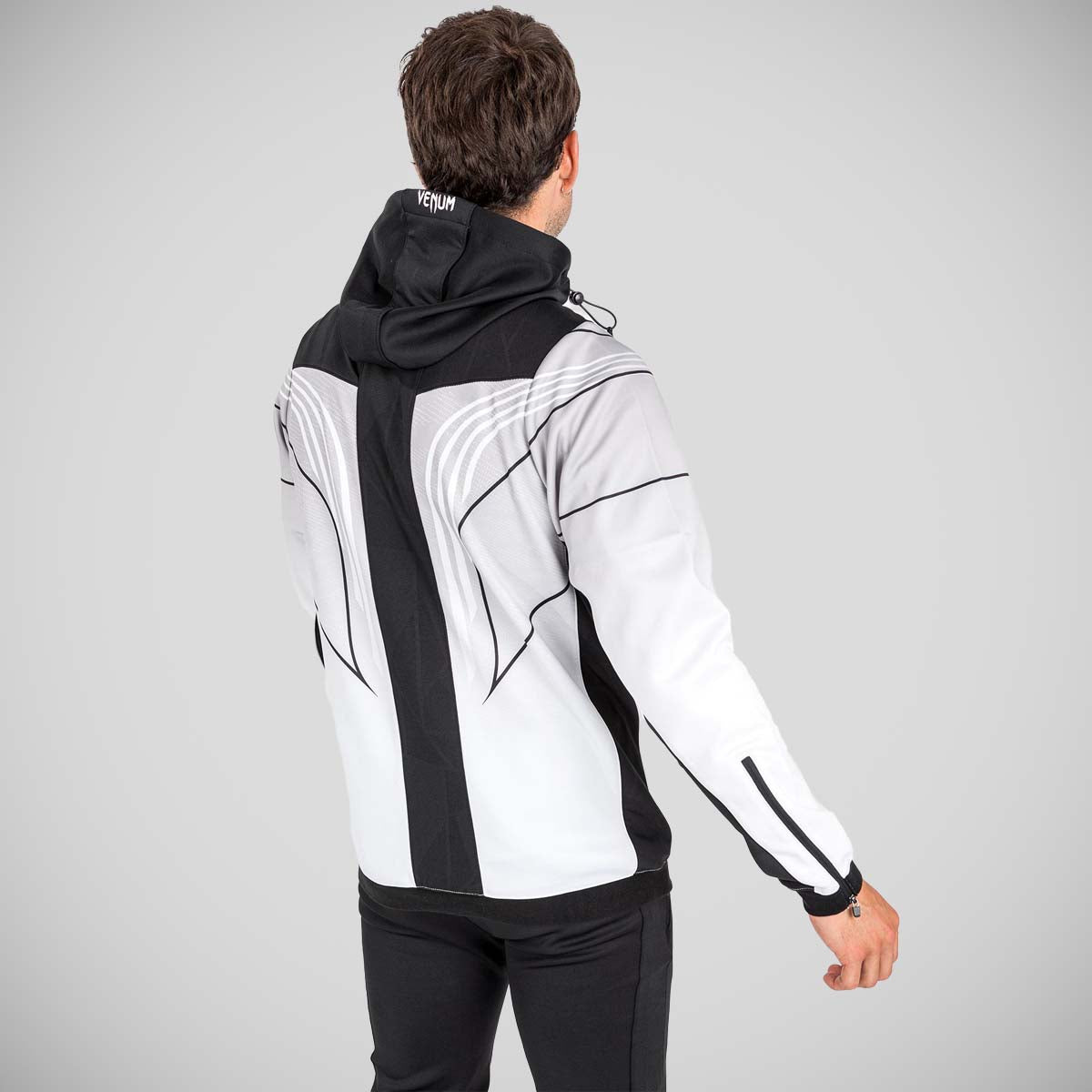 Venum UFC Authentic Fight Night 2.0 Grev Hoodie White