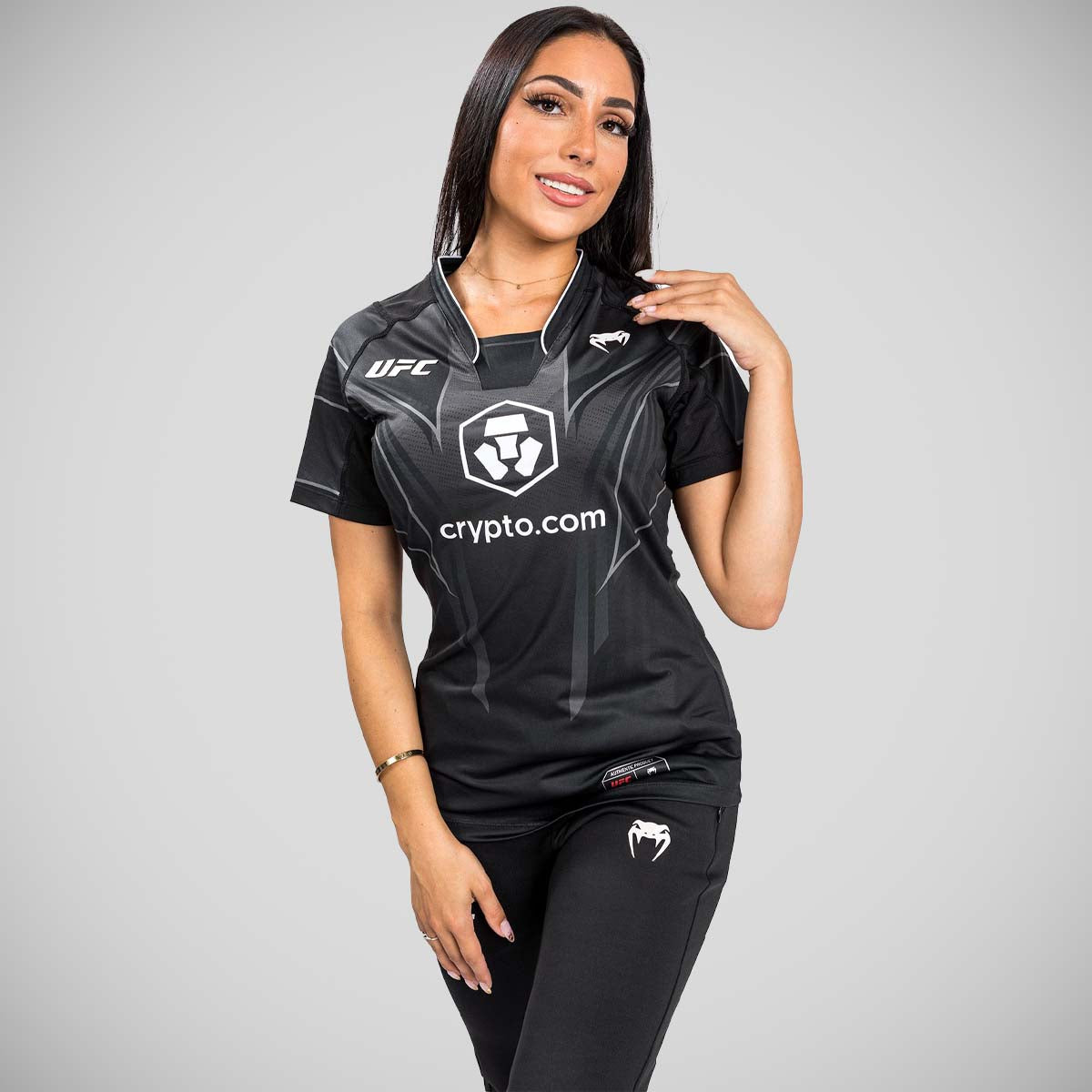 Venum UFC Authentic Fight Night 2.0 Women's Walkout Jersey Black