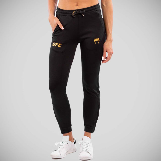 Venum UFC Authentic Fight Night Women's Walkout Joggers Black/Gold