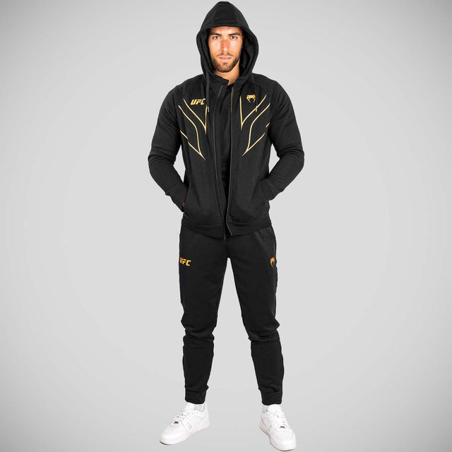 Venum UFC Fight Night 2.0 Replica Full Zip Hoodie Black/Gold