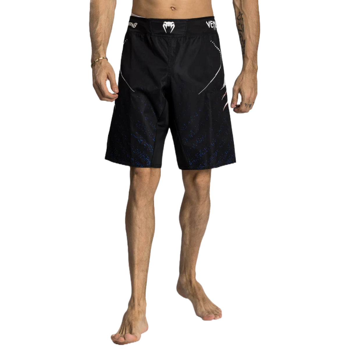 Venum X Tekken 8 Jin Kazama Fight Shorts Black/White