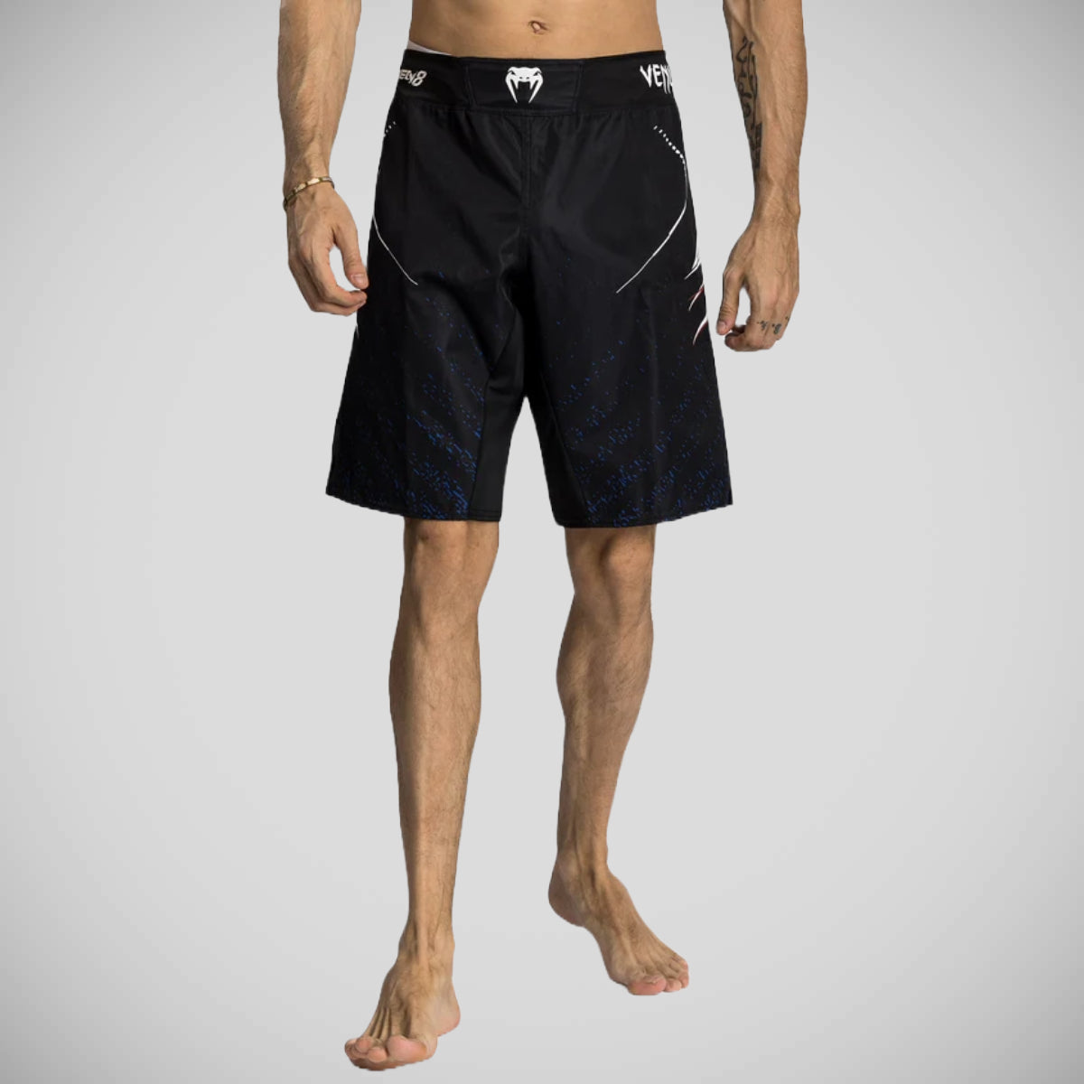 Venum X Tekken 8 Jin Kazama Fight Shorts Black/White