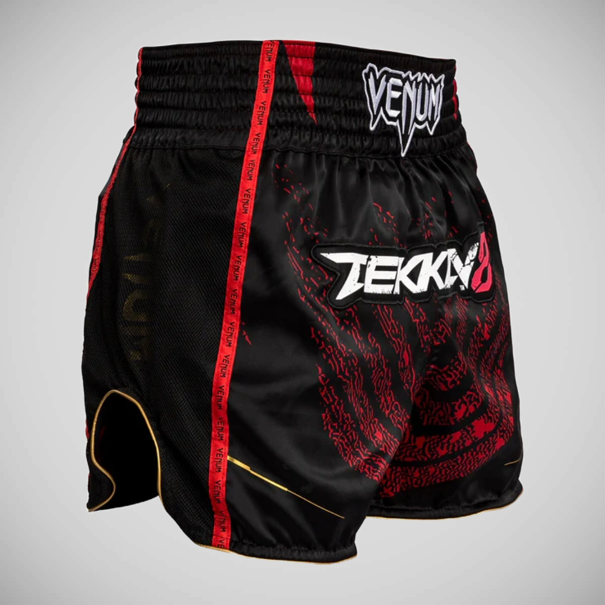 Venum X TEKKEN 8 Marshall Law Muay Thai Shorts Black/Gold