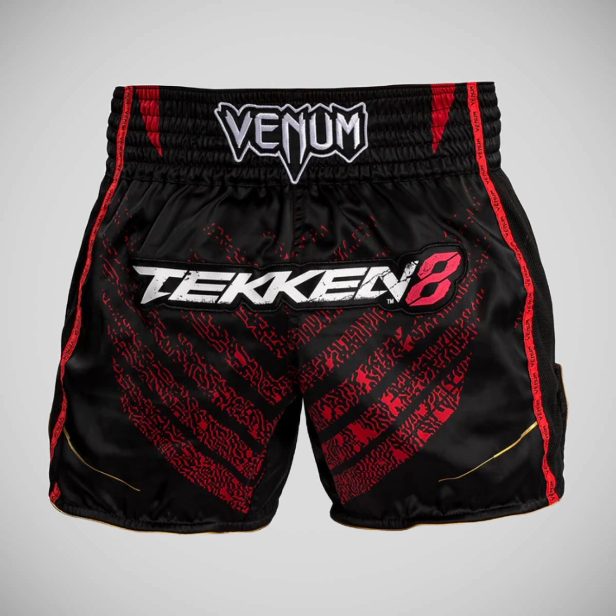 Venum X TEKKEN 8 Marshall Law Muay Thai Shorts Black/Gold