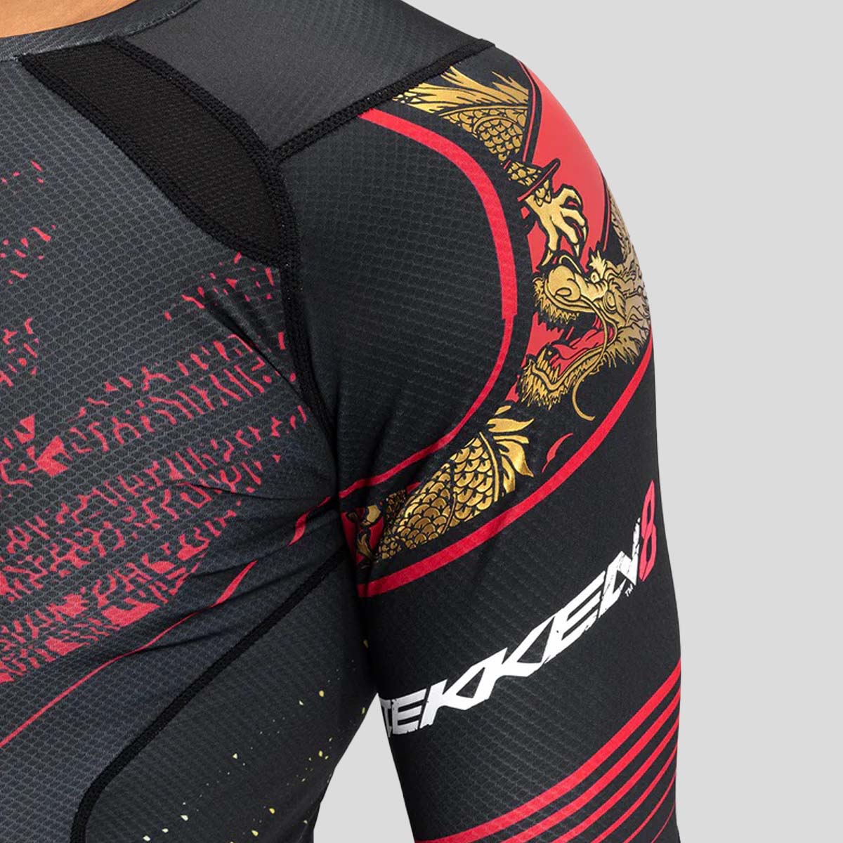 Venum x tekken 8 Маршалл Закон Раш охоронця Чорний/Золотий