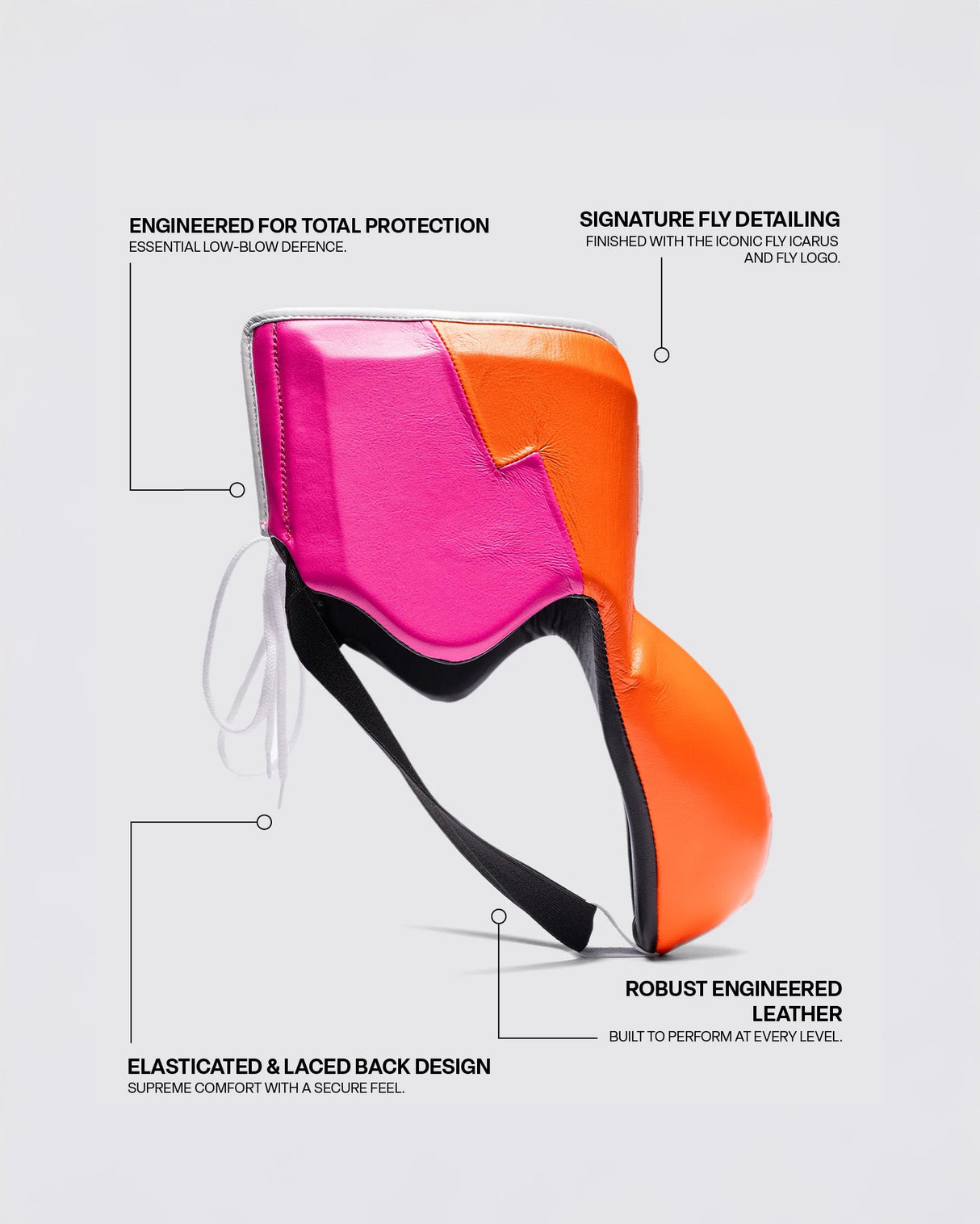 Fly Wraith X Groin Guard Knockout Pink/Orange