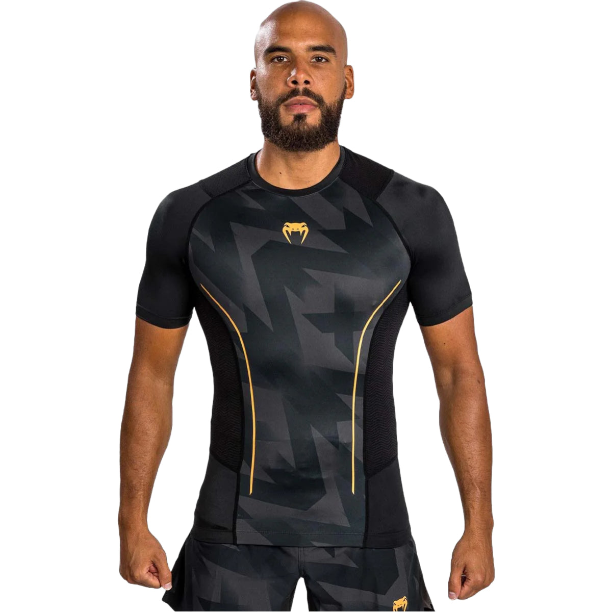Venum Razor z krótkim rękawem Wysypka Black/Gold