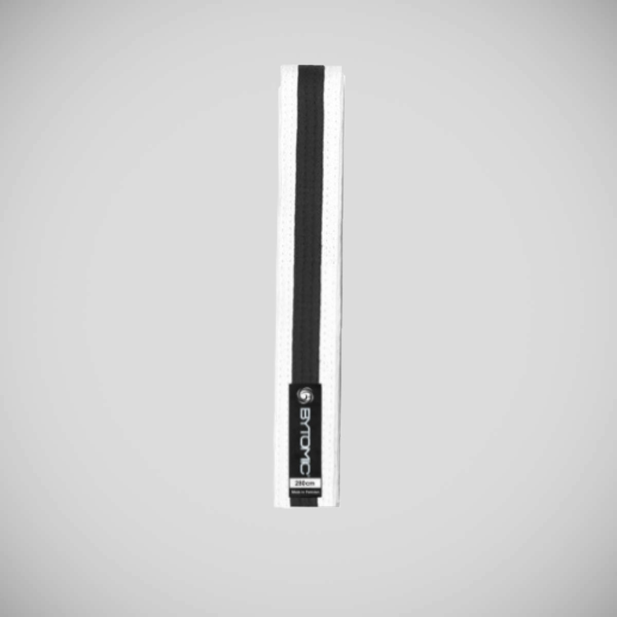 Çizgili beyaz/siyah ile baytom kemeri