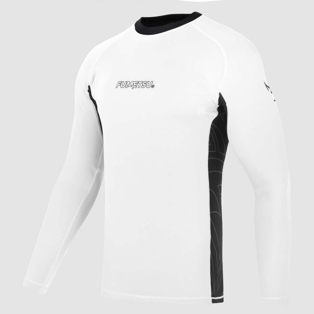 Fumetsu Icon Womens Long Sleeve Rash Guard White/Black