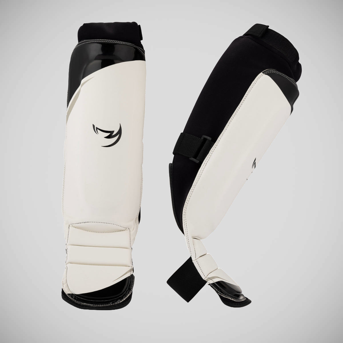 Fumetsu Ghost S3 MMA Shin Guards White/Black/Gray