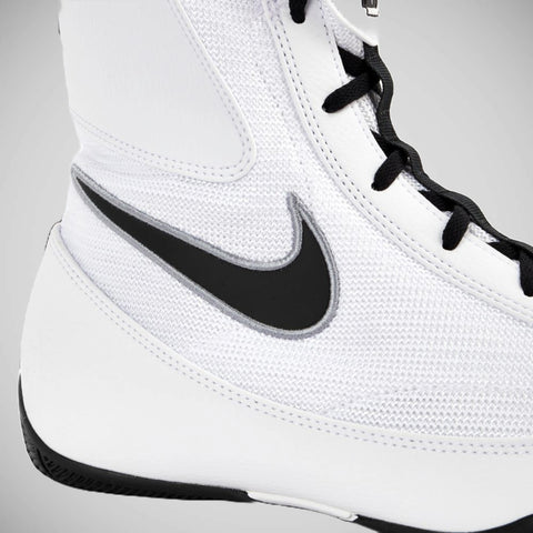 White/Black Nike Machomai 2 Boxing Boots