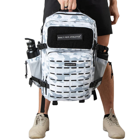 White Camo Built For Athletes Large Gym Backpack