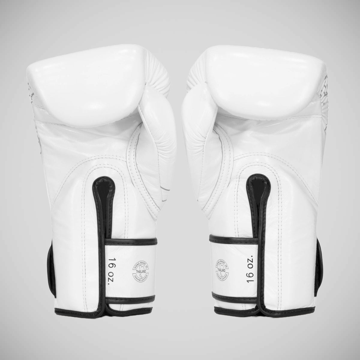 Fairtex X MTGP kanca ve döngü sabitleme boks eldivenleri beyaz