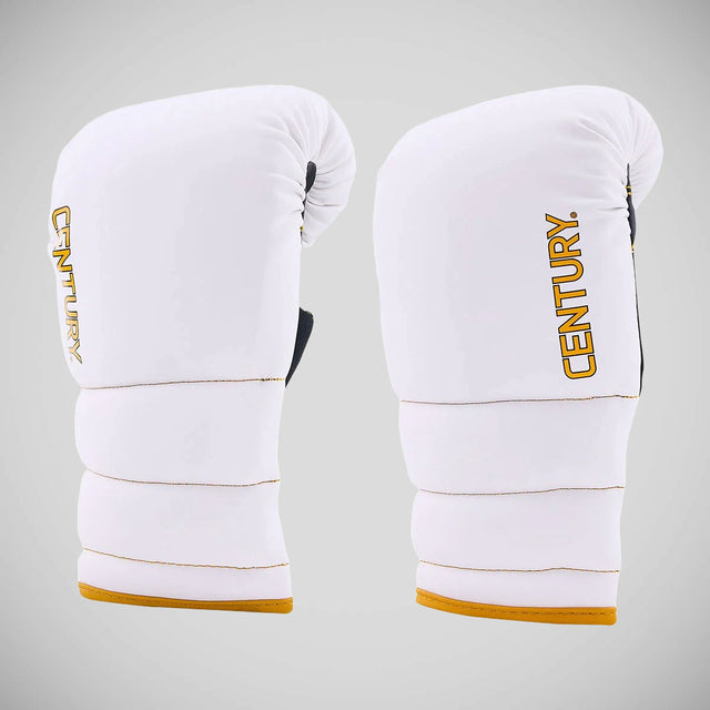 Century Partner Training Gloves and Mitts Combo White/ Gold