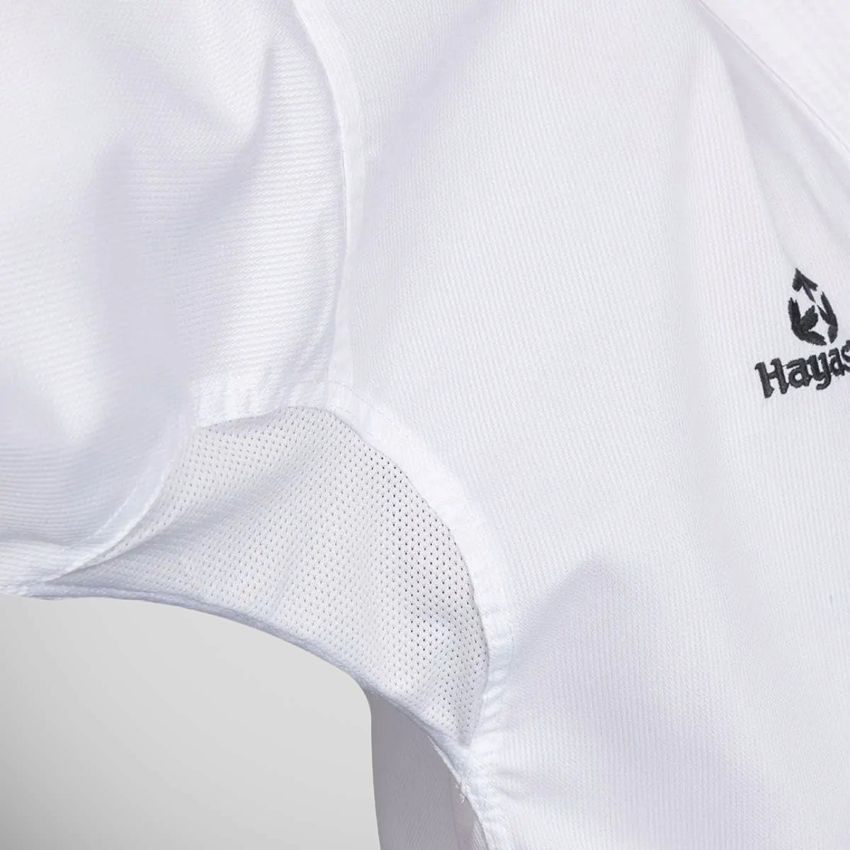 Weißer Hayashi Kumite WKF zugelassenes Karate GI zugelassen