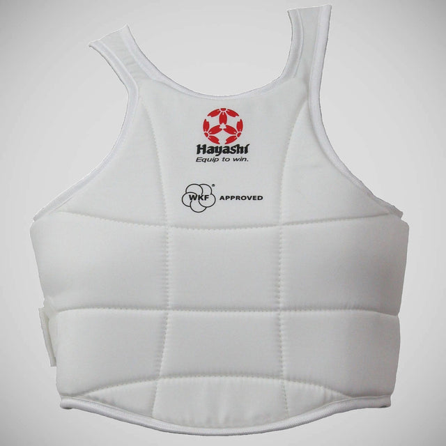 Hayashi WKF Approved Chest Guard White