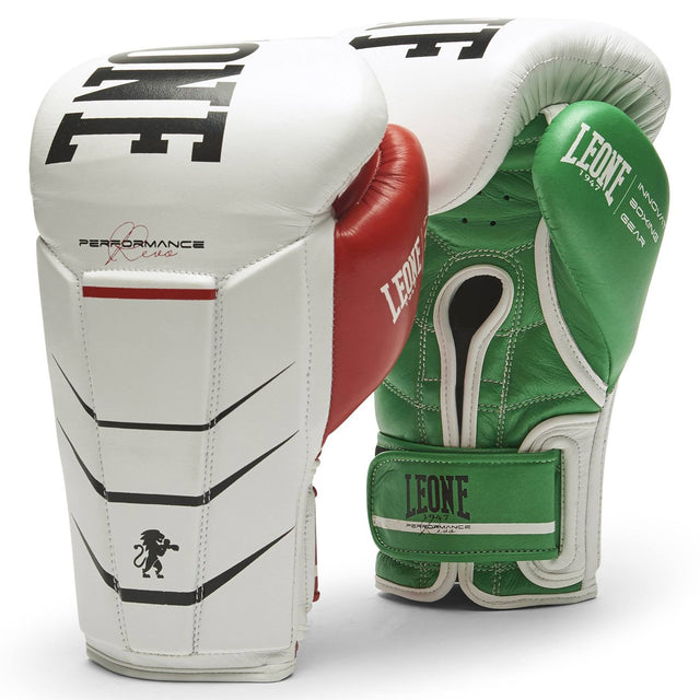 Leone Revo Performance Boxing Gloves White