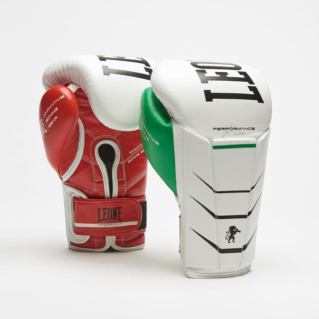 Leone Revo Performance Boxing Gloves White