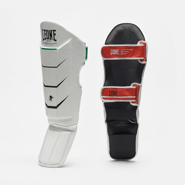 Leone Revo Performance Shin Guards White