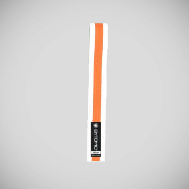 Bytomic Belt with Stripe White/Orange