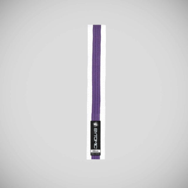 Bytomic Belt with Stripe White/Purple
