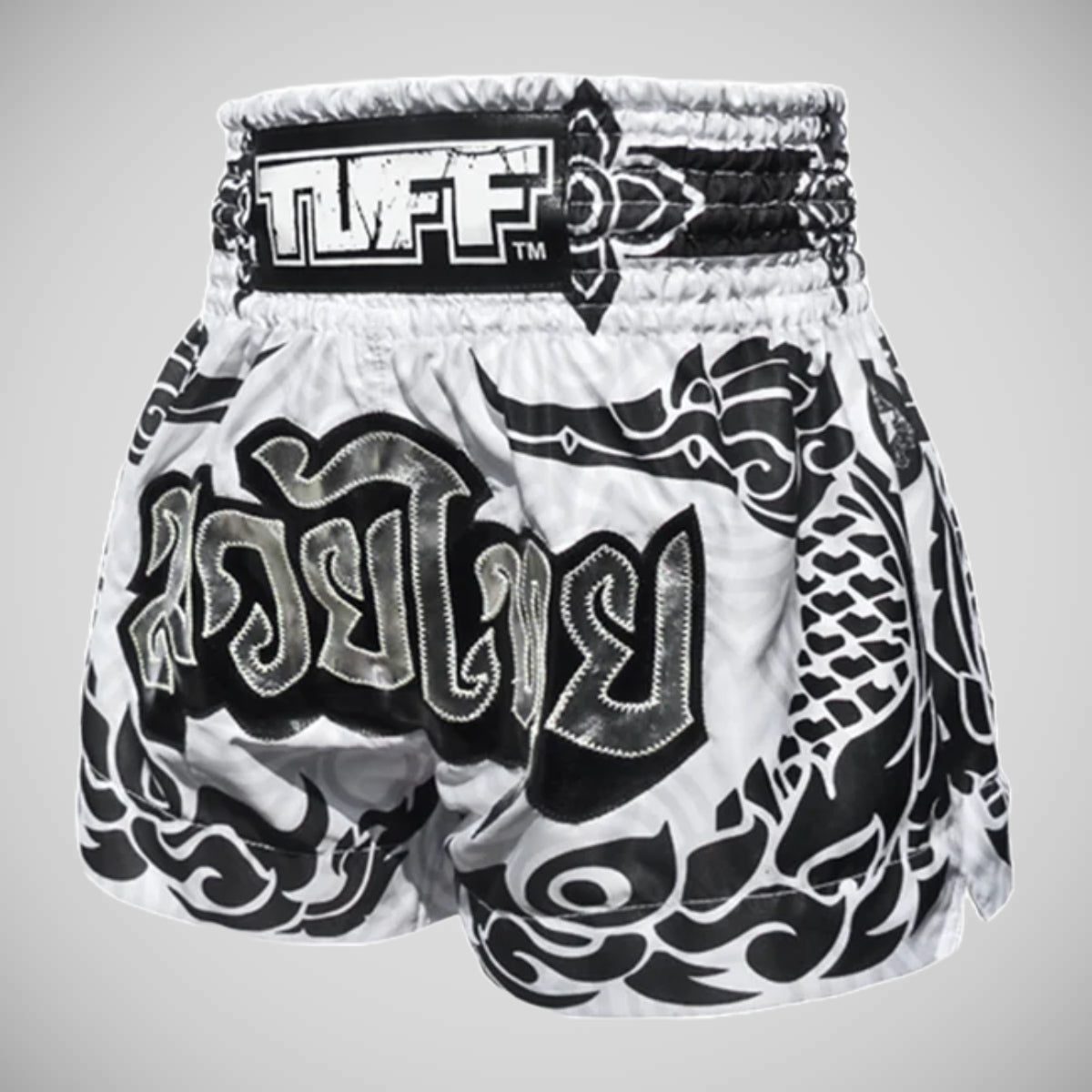 Tuff Sport MS631 The Great Hongsa Muay Thai Shorts White