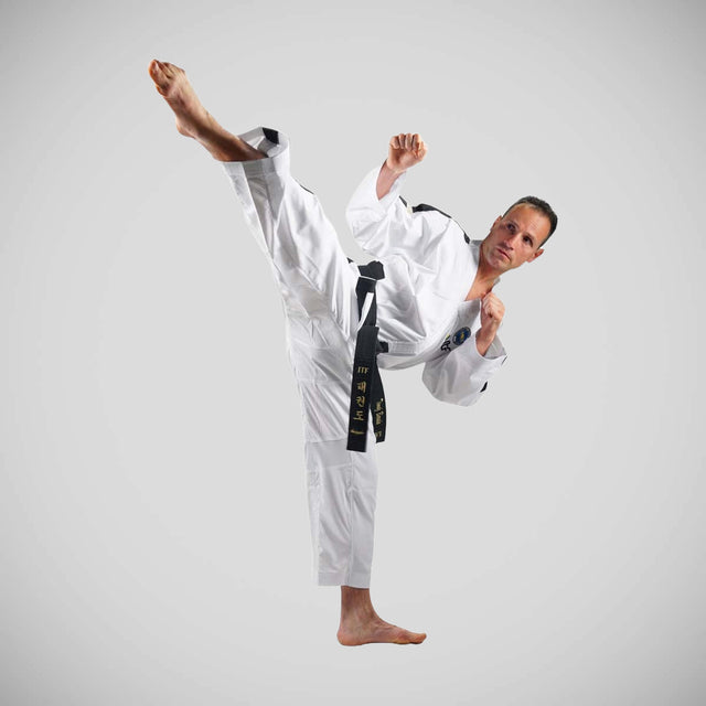 Top Ten ITF Master Instructor Gold Edition Dobok White