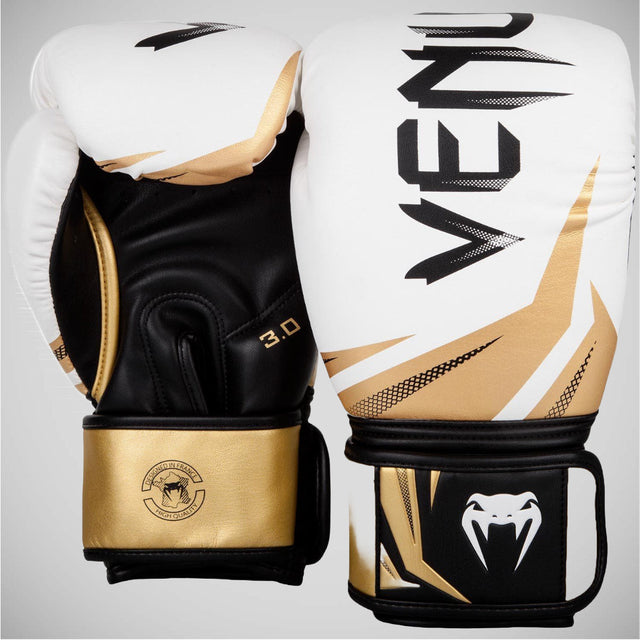 Venum Challenger 3.0 Boxing Gloves White/Black/Gold