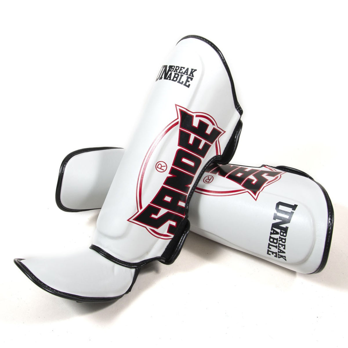 Sandee Cool-Tec Boot Shin Guards White/Black/Red