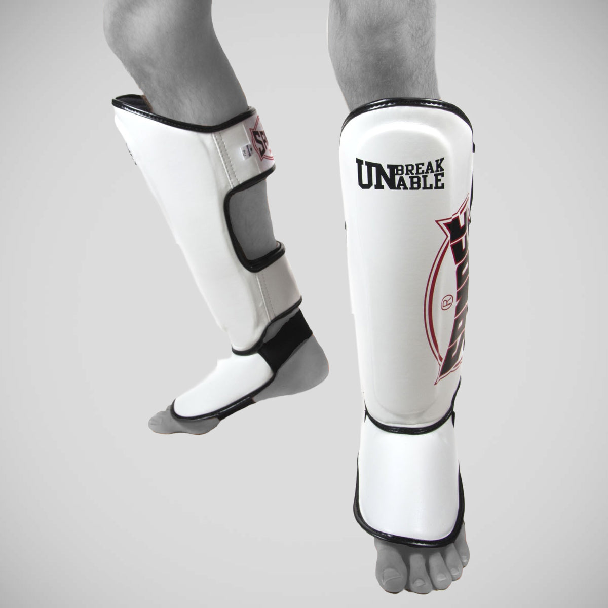 Sandee Cool-Tec Boot Shin Guards White/Black/Red