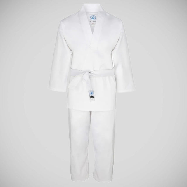 Bytomic Kids V-Neck Uniform White