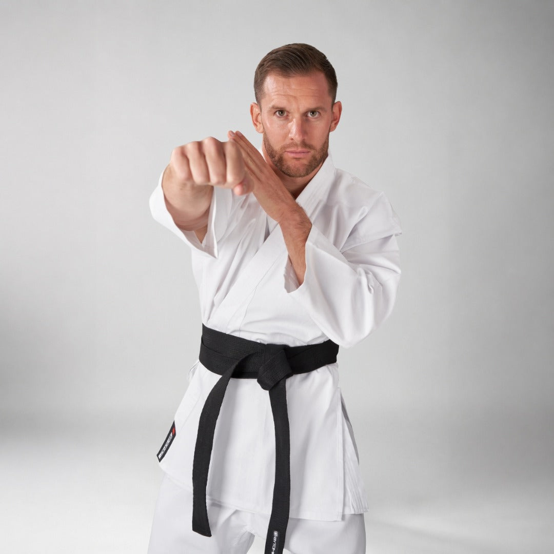 Bytomic Red Label 7oz Cotton Adult Karate Uniform White
