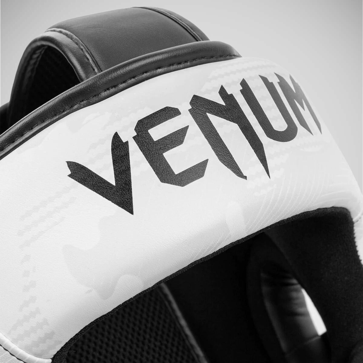 White/Camo Venum Elite Head Guard