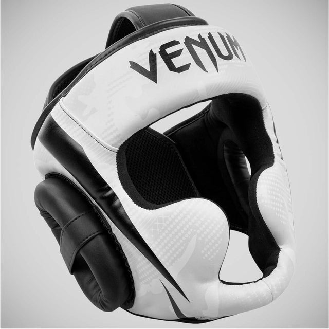 White/Camo Venum Elite Head Guard