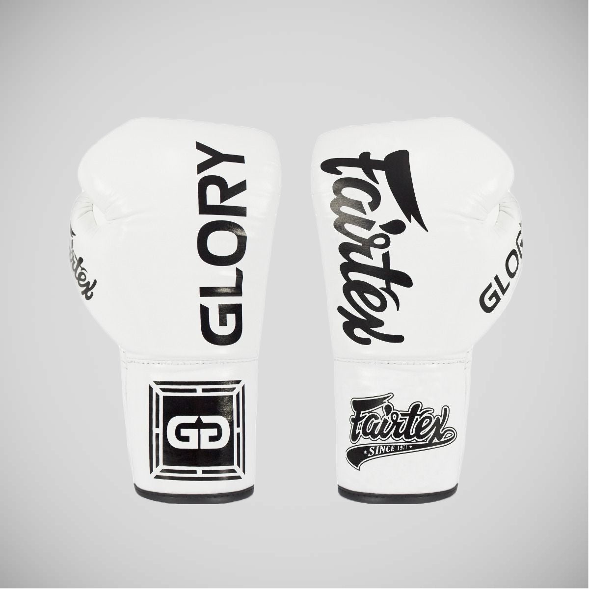 흰색 Fairtex BGLG1 영광 레이스 업 복싱 장갑