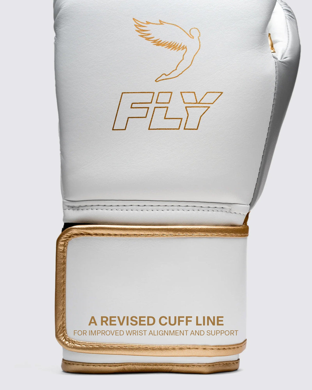 Fly Superloop Pro X 2 Boxing Gloves White/Grey/Gold