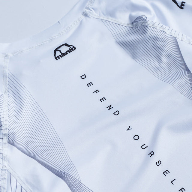Manto Flow Long Sleeve Rash Guard White