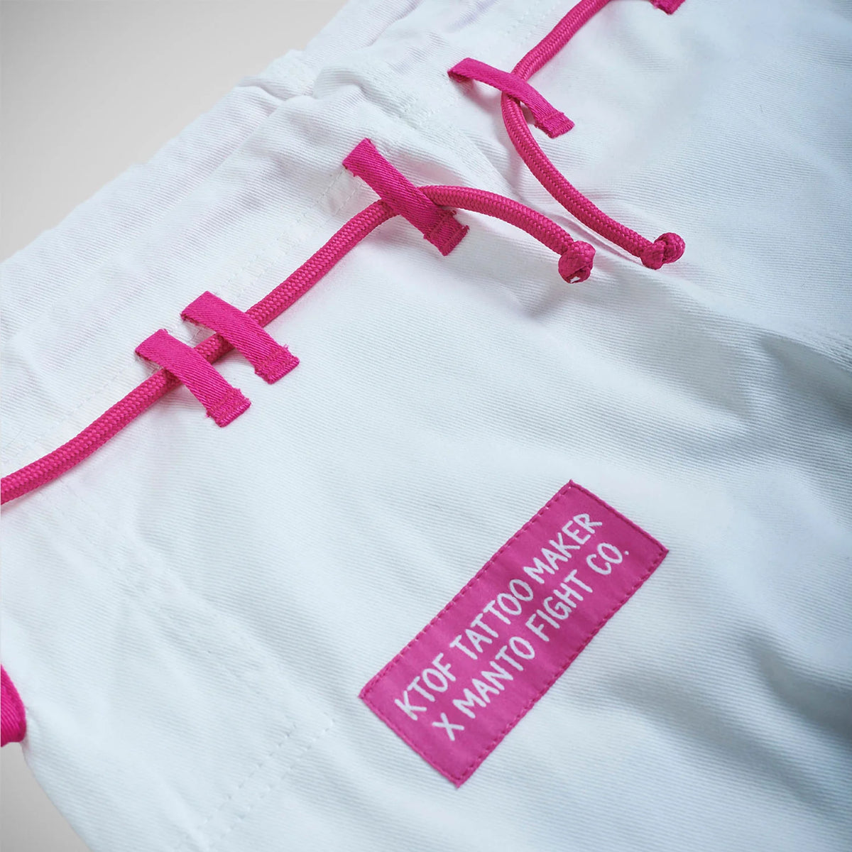 White Manto x KTOF Balaclava BJJ Gi