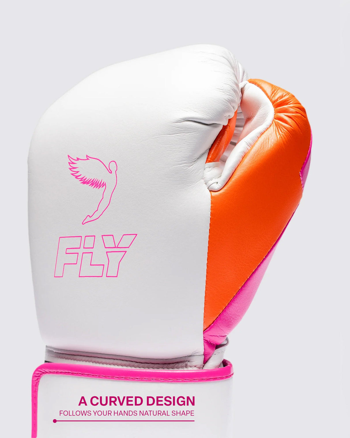 Fly Superloop Pro X 2 Boxing Gloves Knockout Pink/Orange