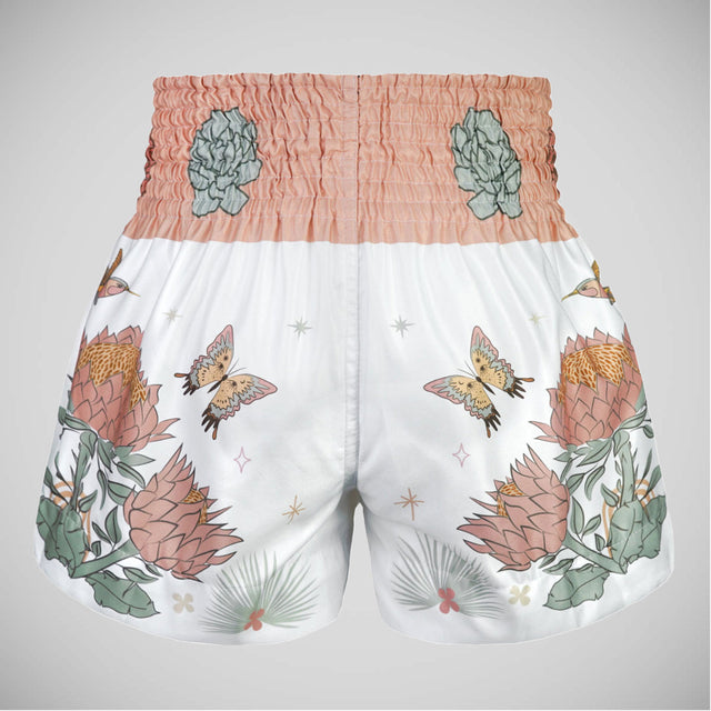 TUFF Sport MS678 The Origin of Hope Muay Thai Shorts White