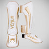 Venum Elite Stand Up Shin Guards White