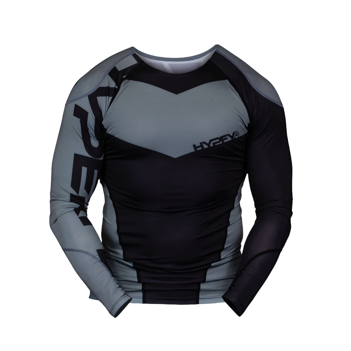 Hyperfly Supreme Edge Long Sleeve Rash Guard Wolf Grey