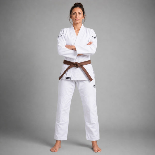 Fumetsu Womens Ghost V-Lite BJJ Gi White/Black