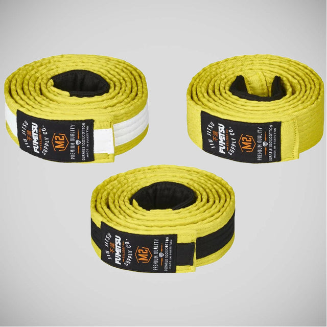 Fumetsu V2 Kids BJJ Belt Yellow/White