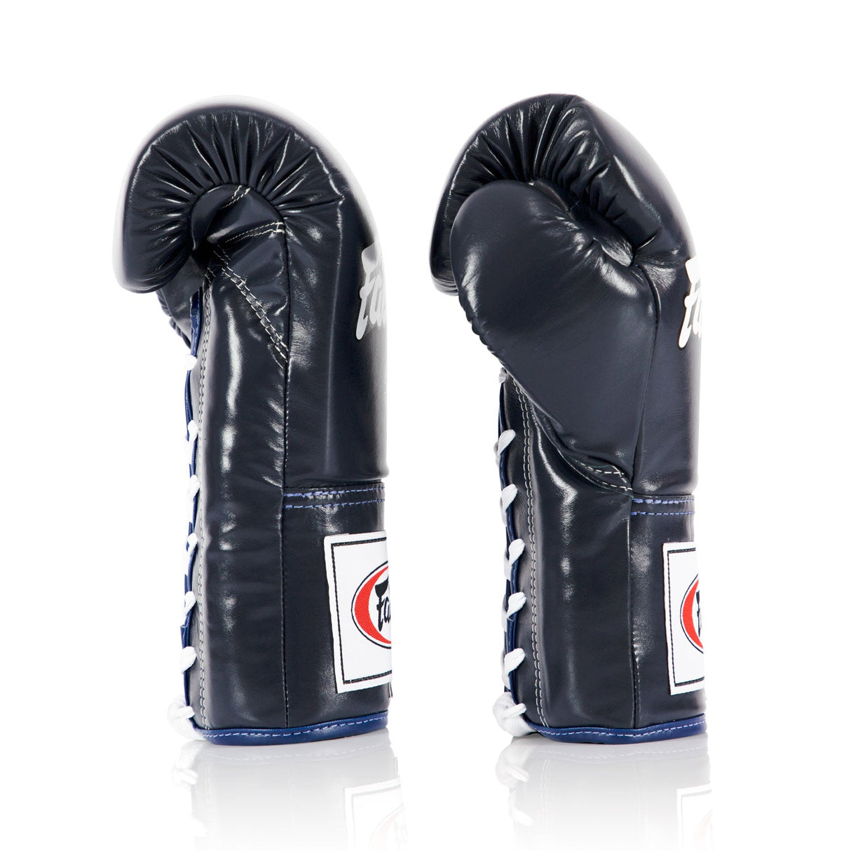 Fairtex BGL6 Lace-Up Competition Boxing Gloves Blue