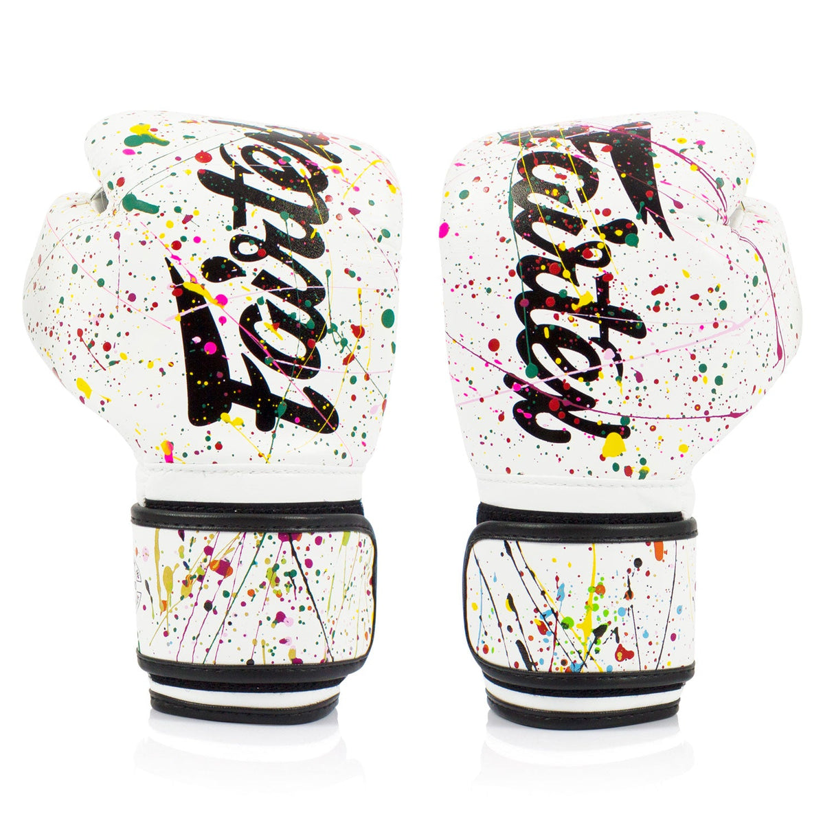 Fairtex BGV14PT Painter Microfibre Boxing Gloves White