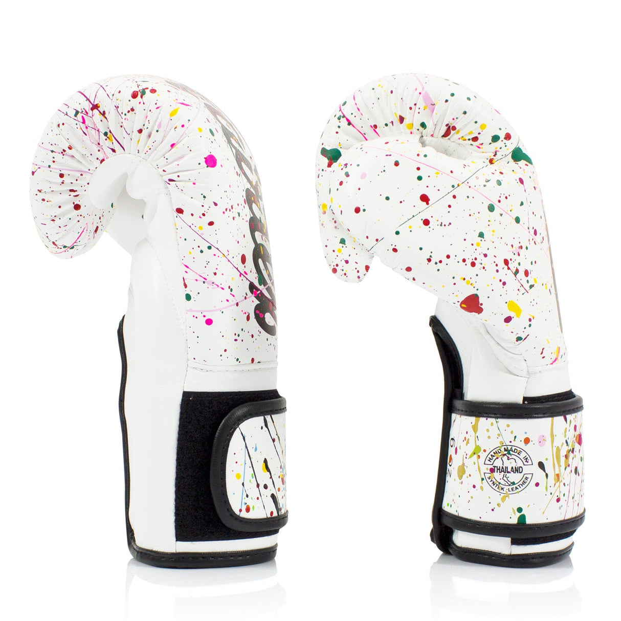 Fairtex BGV14PT Painter Microfibre Boxing Gloves White