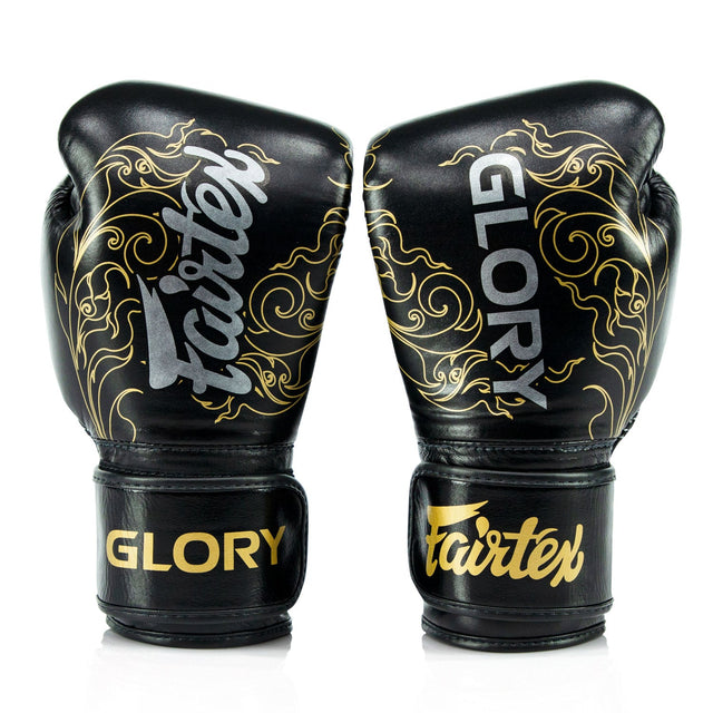 Fairtex X Glory BGVG3 Boxing Gloves Black/Gold